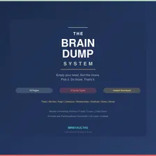ADHD Brain Dump Planner — 35 Pages