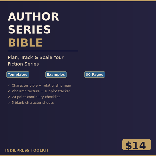 Author Series Bible Template