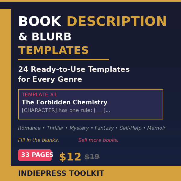 Book Description & Blurb Templates